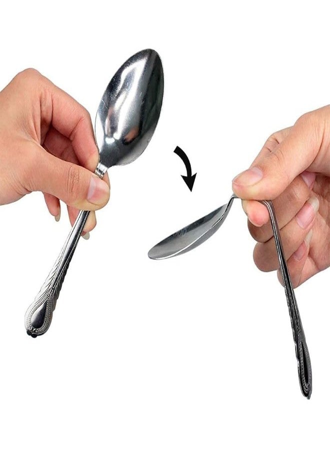 MilesMagic Magician's Bending Spoon Gimmick | Perfect Mind Bend Spoon Bending Mentalism Effect Comedy Illusion | Real Street or Stage Close Up Magic Trick - Image 1